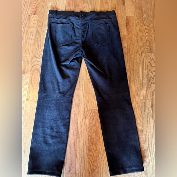 Vince chocolate brown leather pants - size 10 - Picture 3 of 4